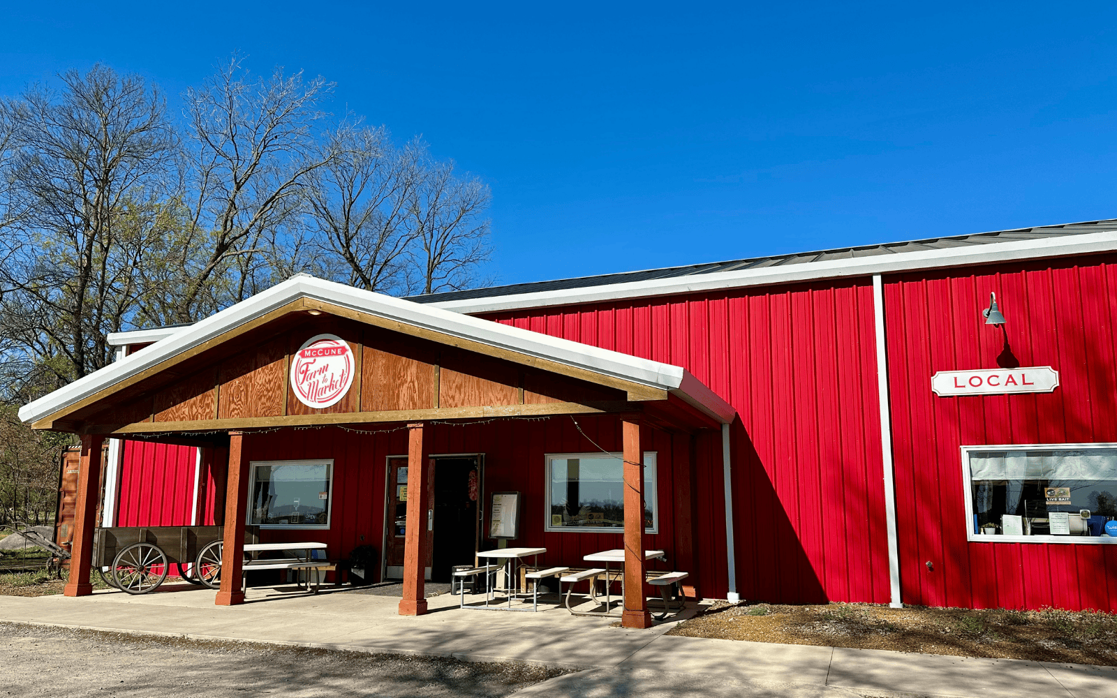 Storefront of McCune Farm to Market