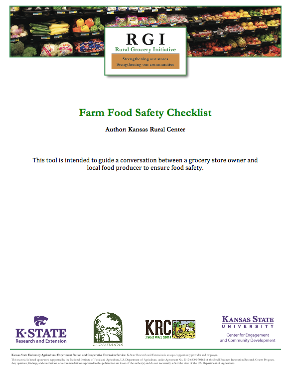 Basic Farm Food Safety Checklist