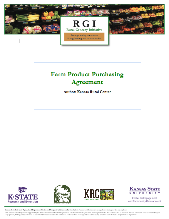 Farm Product Purchasing Agreement